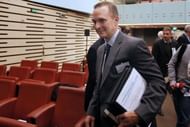 Travis Tygart leaves an anti-doping conference on November 12, 2012 in Paris